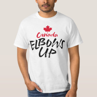 CANADA Elbows Up Red maple ska inte säljas till US T Shirt
