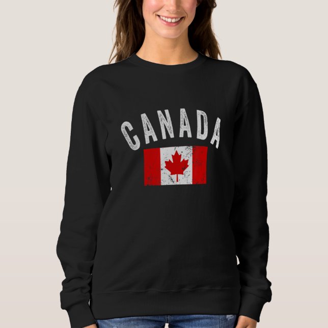 Canada Est 1867 Flag EH Leaf Canadian Independence T Shirt (Framsida)