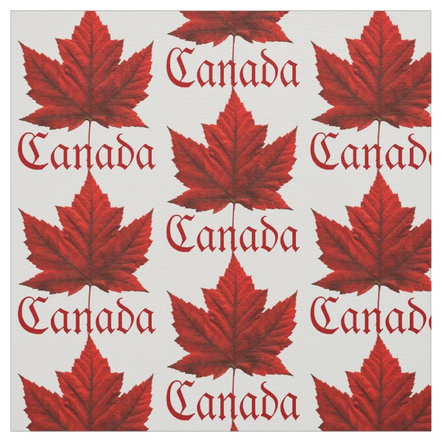 Canada Fabric Canada Flagga Fabric Anpassningsbar  Tyg (Provkarta)