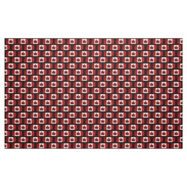 Canada Fabric Canada Flagga Fabric Customized Fabr Tyg (Fat Quarter)