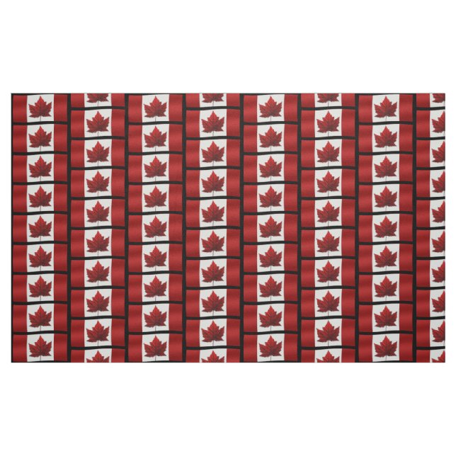 Canada Fabric Canada Flagga Fabric Customized Fabr Tyg (Fat Quarter)