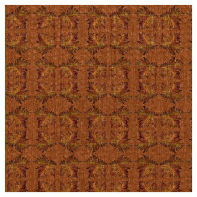 Canada Fabric Canada Maple Löv Fabric Customize Tyg (Provkarta)