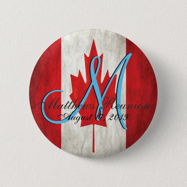 Canada Family Reunion Monogram Knapp (Framsida)