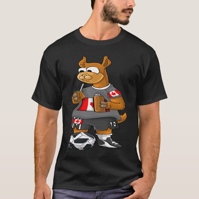 Canada Fan Lama T Shirt (Framsida)