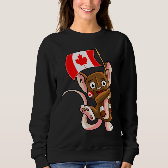 Canada Fan Mouse T Shirt (Framsida)