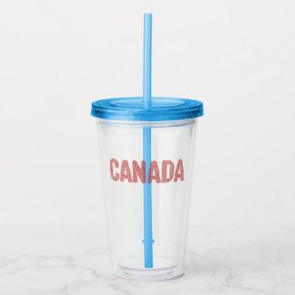 Canada Fingerprint Grafisk T-Shirt Take Away Mugg