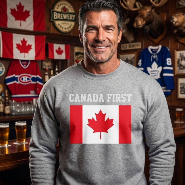 Canada First. Conservative Canada. Sweatshirt (Skapare uppladdad)