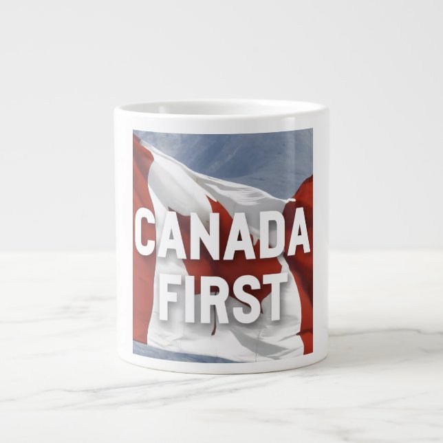 Canada first. Conservative Party Canada  Jumbo Mugg (Framsidan)