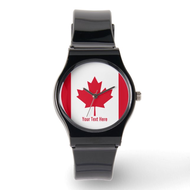 Canada Flag Armbandsur (Framsida)