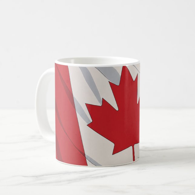 Canada Flag Mug Kaffemugg (Framsida vänster)