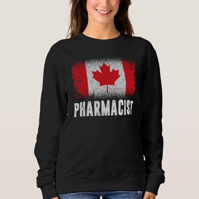 Canada Flag Proud Canadian Pharmacist 1st July Pha T Shirt (Framsida)