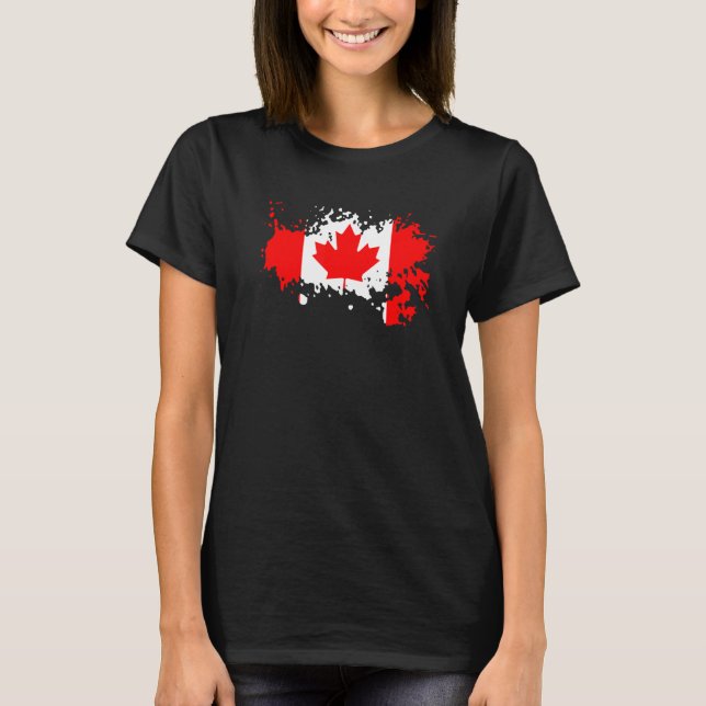 Canada Flag T Shirt (Framsida)