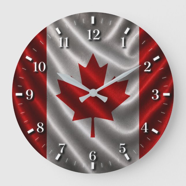 Canada Flag Watch 2026 Stor Klocka (Framsida)