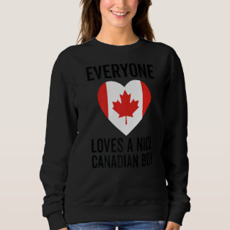 Canada Flagga All Kärlek A Nice Canadian Boy T Shirt