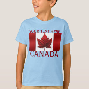Canada Flagga Barn Sweatshirt Kanada Souvenir Shir Tee