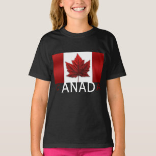 Canada Flagga Barn T-Shirt Canada Eco-Friendly Gif