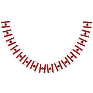 Canada Flagga Bunting Banners Kanada Souvenir