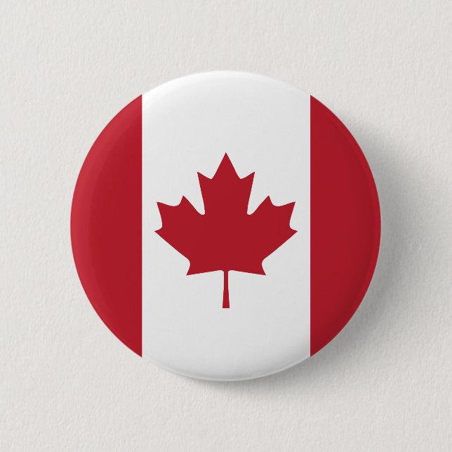 Canada Flagga Button Knapp (Framsida)