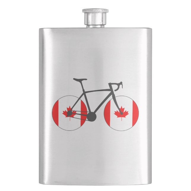 Canada Flagga Cycling Fickplunta (Framsidan)
