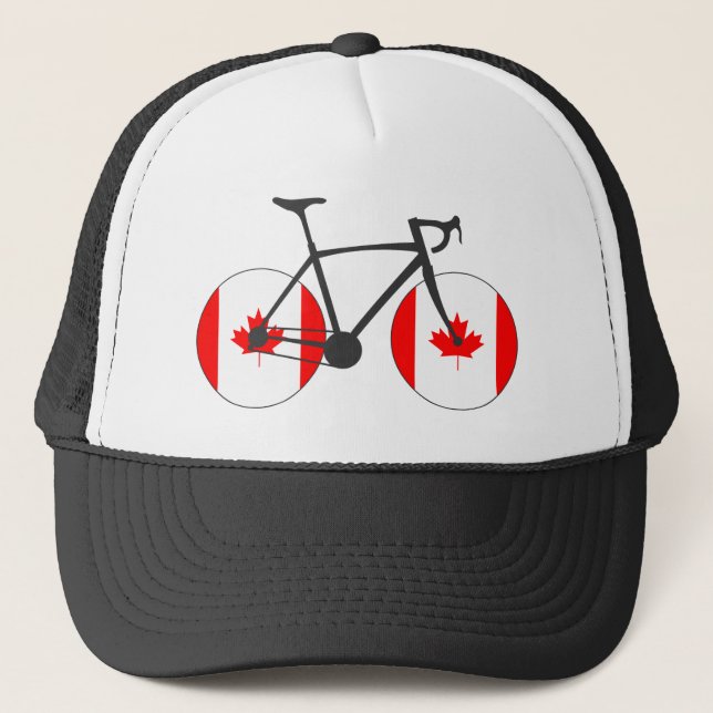 Canada Flagga Cycling Keps (Framsida)
