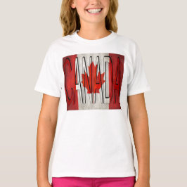 Canada Flagga Fantastisk Fab Maple Löv T-Shirt
