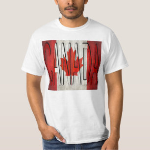 Canada Flagga Fantastisk Fab Maple Löv T-Shirt