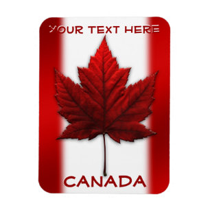 Canada Flagga Fridge Magnet Anpassningsbar Kanada