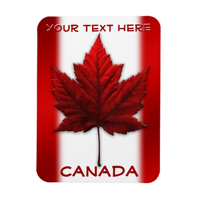 Canada Flagga Fridge Magnet Anpassningsbar Kanada  (Vertikal)