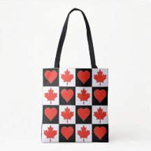 Canada Flagga Heart Mönster Patriotic Canadian Pri