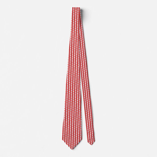 Canada Flagga Honeycomb Tie Slips (Framsida)