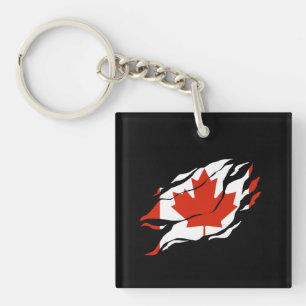CANADA Flagga Inside Me, kanadensisk inuti Klo Mar