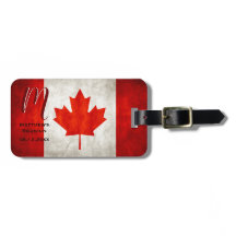 Canada Flagga Maple Löv Family Reunion Monogram