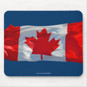 CANADA FLAGGA Patriotic Canadian Mousepad Musmatta