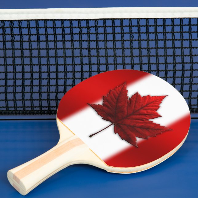Canada Flagga Ping Pong Paddles Personlig Pingisracket (Insitu)