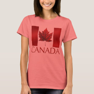 Canada Flagga Shirt Plus Storlekare Kanada Basebal Tröja