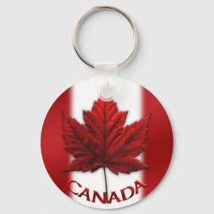 Canada Flagga Souvenir Nyckelring & Canada Maple L
