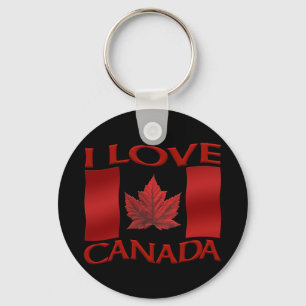 Canada Flagga Souvenir Nyckelring & Canada Maple L