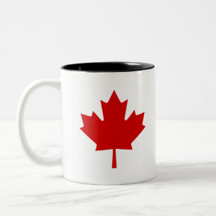 canada flagga Två-Tonad mugg