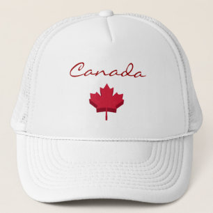 Canada Flagga White Hat Keps