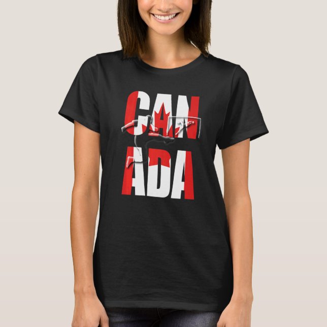Canada Football T Shirt (Framsida)