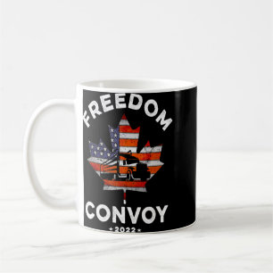 Canada Freedom Convoy 2022 Canadian Truckers Suppo Kaffemugg