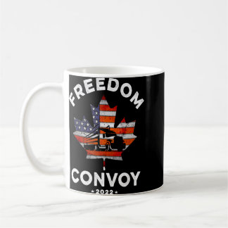 Canada Freedom Convoy 2022 Canadian Truckers Suppo Kaffemugg