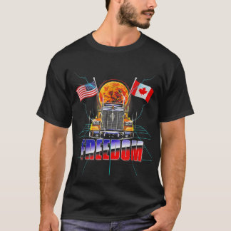 Canada Freedom Convoy 2022 kanadensiska lastbilsch T Shirt