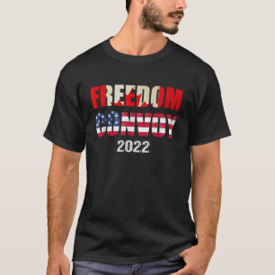 Canada Freedom Convoy 2022 Support Canadian Trucke T Shirt