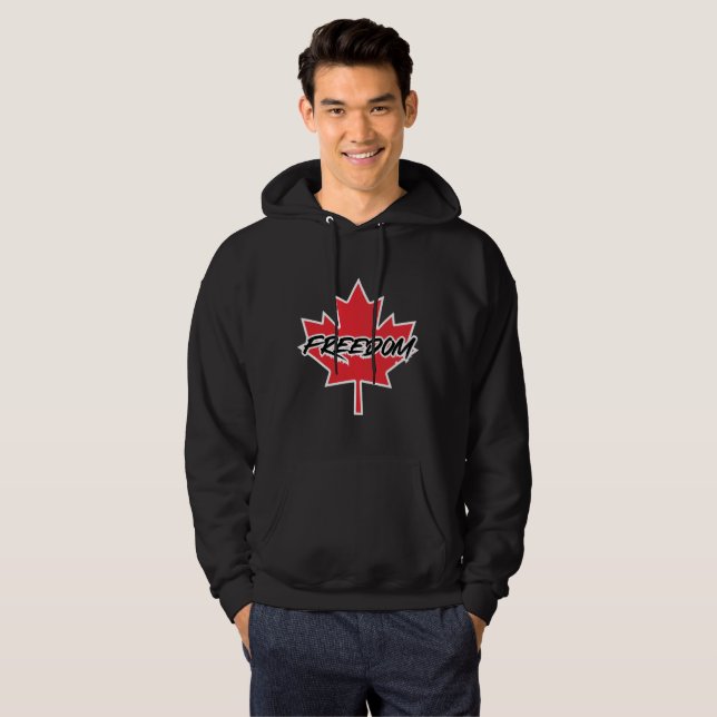 Canada Freedom Hoodie (Hel framsida)