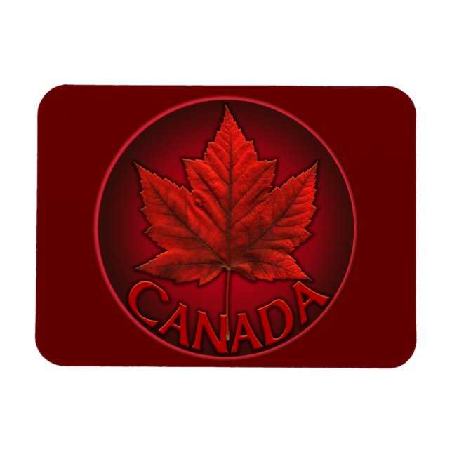 Canada Fridge Magnet Red Canada Souvenir Magnet (Horisontell)
