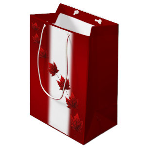 Canada Gift Bags Personalize Maple Löv Gift Bag