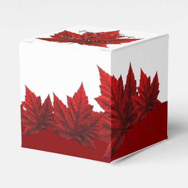 Canada Gift Box Personalize Canada Löv Gift Boxes Presentaskar (Framsidan Sidan)