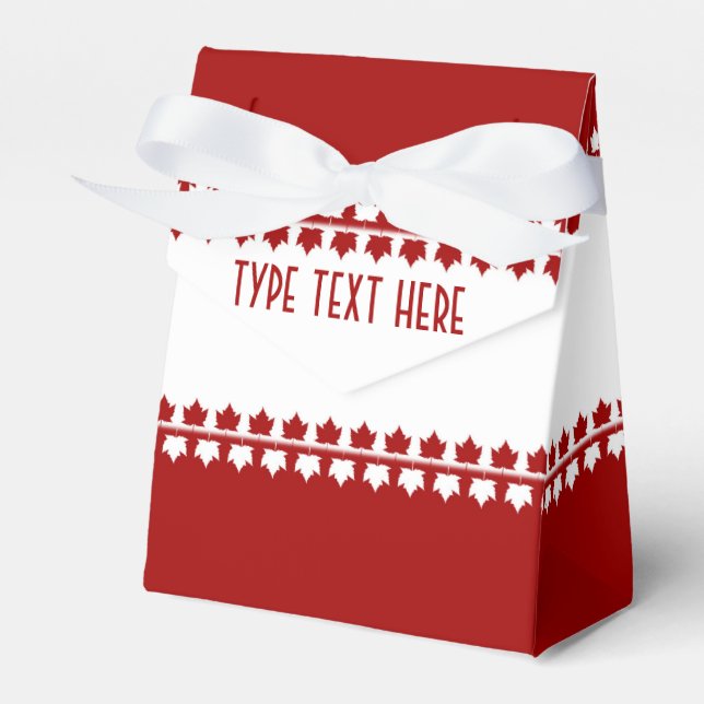 Canada Gift Box Personlig Canada Gift Bag Presentaskar (Framsidan Sidan)