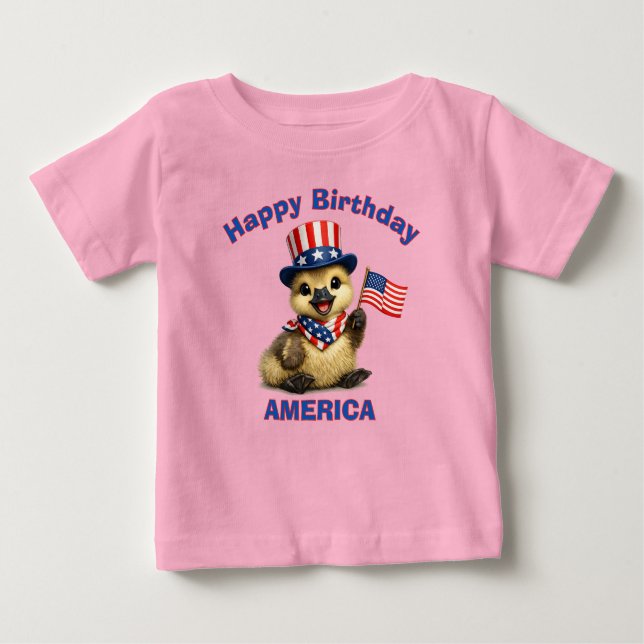 Canada Goose (4d) Patriotic Kid T-Shirt (Framsida)